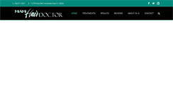 Desktop Screenshot of miamihairdoctor.com